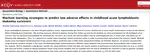 News : Publication of the article “ Machine learning strategies to predict late adverse effects in childhood acute lymphoblastic leukemia survivors ” on arXiv.