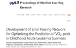 News : Publication and Presentation of the article “ Development of Error Passing Network for Optimizing the Prediction of VO2 peak in Childhood Acute Leukemia Survivors ”.