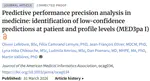 News : Publication of the article “ Predictive performance precision analysis in medicine: identification of low-confidence predictions at patient and profile levels (MED3pa I)